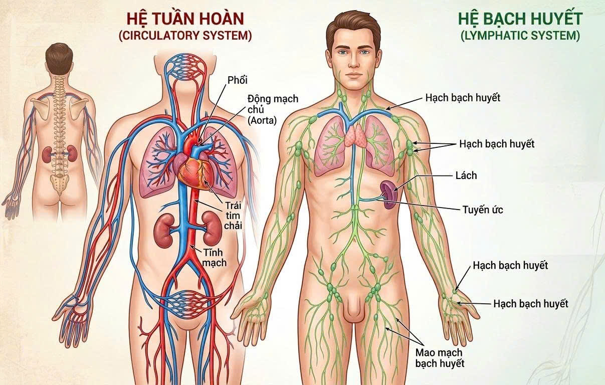“Cơ thể có hai hệ tuần hoàn — bạn đã từng nghe về hệ thứ hai chưa?”