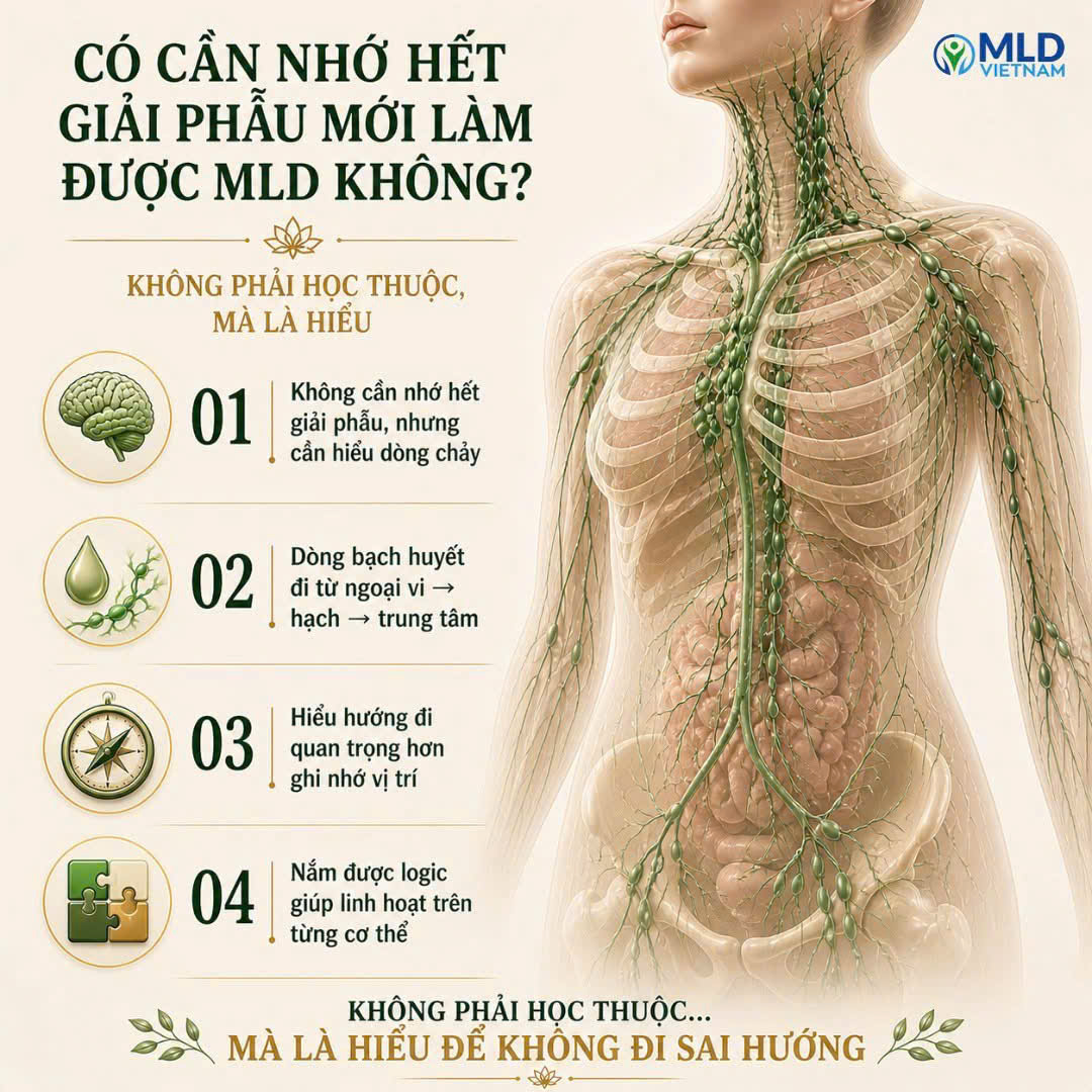 Có cần nhớ hết giải phẫu mới làm được MLD không ?