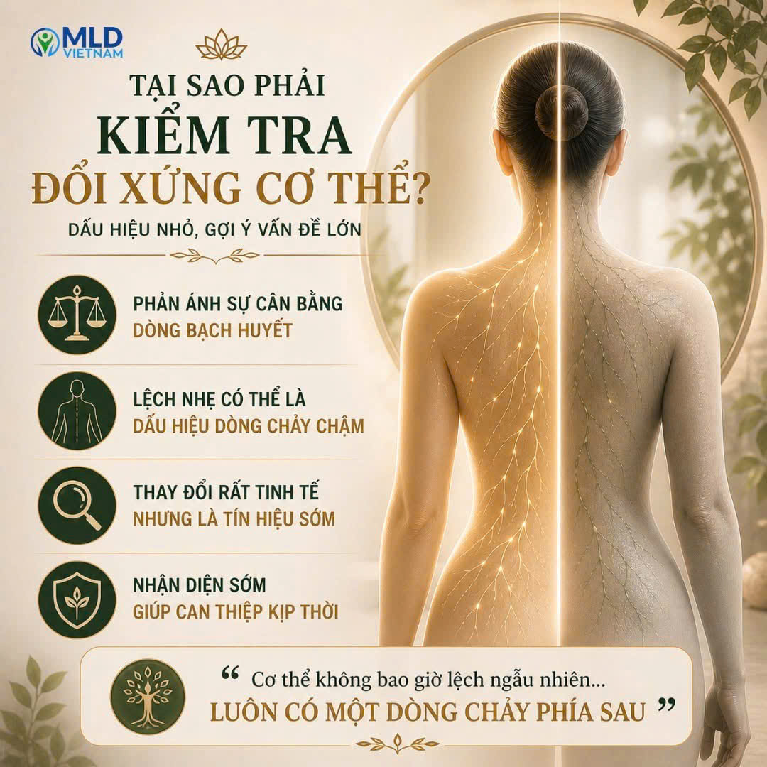 Tại sao phải kiểm tra tính đối xứng cơ thể? - Dấu hiệu nhỏ, gợi ý vấn đề lớn